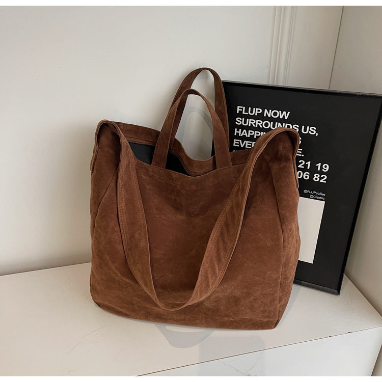 Retro Large Capacity Commute Leisure All-match Shoulder Bag