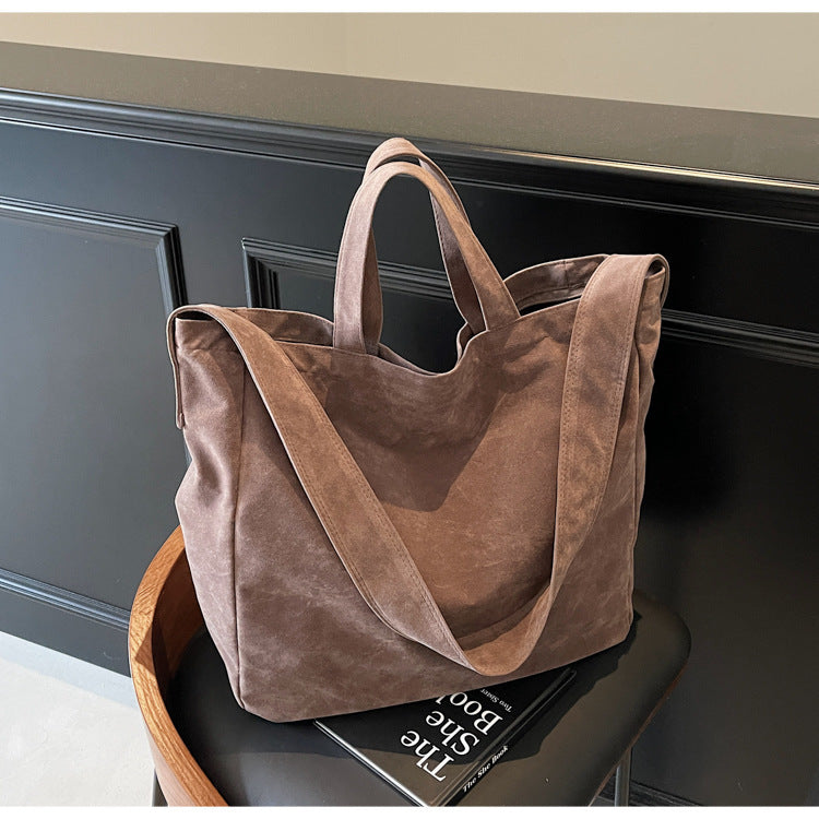 Retro Large Capacity Commute Leisure All-match Shoulder Bag