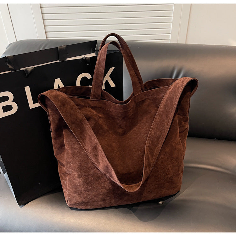 Retro Large Capacity Commute Leisure All-match Shoulder Bag