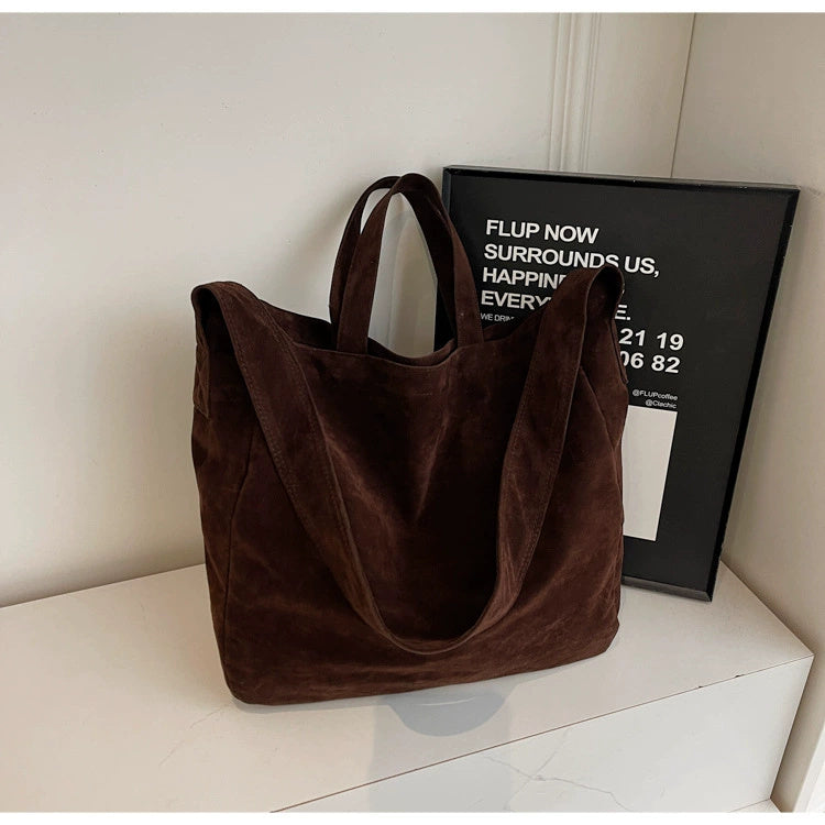 Retro Large Capacity Commute Leisure All-match Shoulder Bag